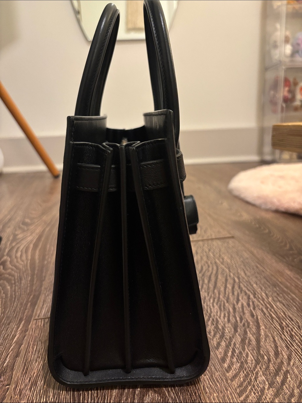 Saint Laurent Baby Sac De Jour (Black Smooth Leather) - Picture 8 of 16